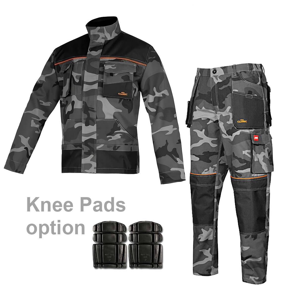 Work TROUSERS and JACKET Combat Multi Pocket Heavy Duty Pants Knee Pad CAMO  MORO | eBay UK
