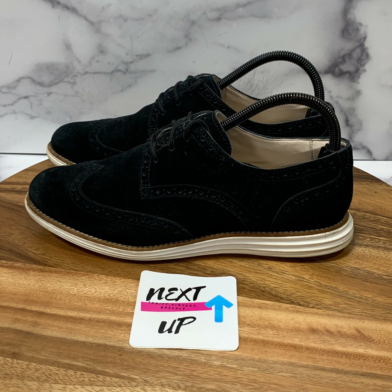 Cole Haan Womens Lunargrand Black Suede 