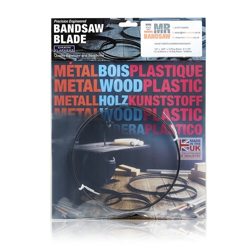 93" (2362mm) x 3/8" (10mm) x .035" M42 BI METAL BANDSAW BLADE VARIOUS TPI - Picture 2 of 6