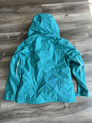 Gerry Women Teal Size LARGE Ski Jacket Insulated Water Proof Full Zip - Picture 6 of 10