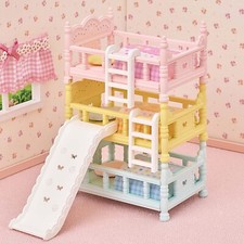 Sylvanian Families Triple Bunk Bed KA-219 Calico Critters Triplet Baby Furniture
