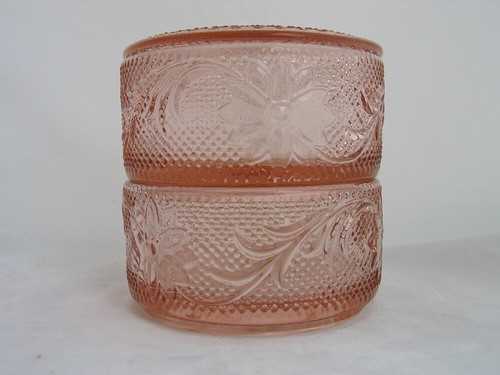 Exklusive Peach Tiara 3-teiliges Schmuckkästchen von Indiana Glas - Bild 1 von 3