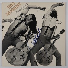 Ted Nugent Signed Autograph JSA Record Album Vinyl Free For All