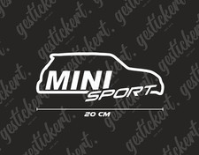 1 adesivo sportivo 20 cm adatto per mini sticker tuning S John Cooper Works
