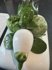 Vintage Two Piece Ceramic Dish With Vegetables Made In Italy — photo 7