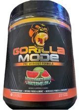 GorillaMinds GORILLA MODE Pre-workout 40 Servings Mouthwatering Watermelon