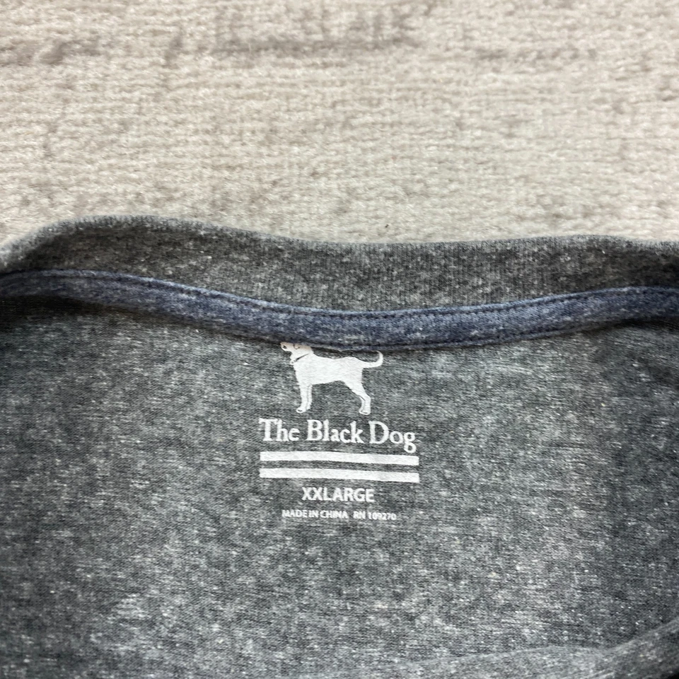 The Black Dog 衬衫 2XL XXL 灰色户外长袖 Marthas Vineyard Prep 男式 — 第 4/4 张图片