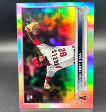 2022 Topps #554 OLIVER ORTEGA (RC) - Rainbow Foilboard Rookie Card Angels
