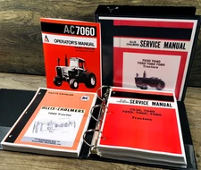Allis Chalmers 7060 Tractor Service Manual Parts Operators Repair Prior to 6000