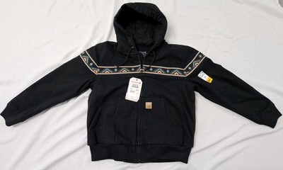 Carhartt 50th Anniversary Woman Montana Aztec Jacket Black Size