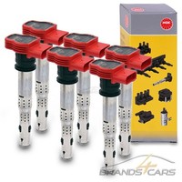 6X NGK ZÜNdspule ZÜNdspulen FÜR Audi A6 4G C7 2.8 FSI Chva 3.0 Tfsi 3.2 FSI AUK