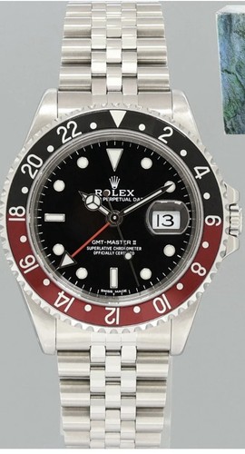 Rolex GMT-Master II Coke  40mm Black Dial Jubilee  VERY TOUGH TO FIND