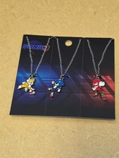 Sonic The Hedgehog 3 Sonic, Tails & Knuckles Necklace Set