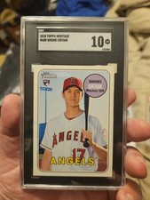 2018 Topps Heritage High Number base Shohei Ohtani rookie card RC #600 SGC 10 GM