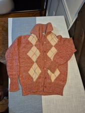 Vintage Edinburgh Woolen Mills Shetland Wool Sweater Size 40 Made In Scotland