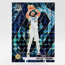 MYLES TURNER Genesis Mosaic Prizm SSP 2024-25 Panini Mosaic #153 - Pacers