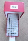 Guardhouse Penny Coin Tube Used Red Storage Box with 50 SQUARE Cent Tubes (P-10)