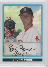 2009 Bowman Chrome Prospects Refractor 65/500 Bryan Price #BCP139 0b0