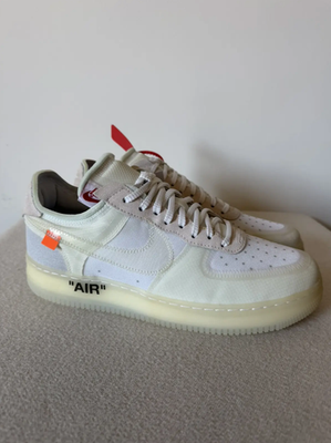 Off White x Nike The Ten Air Force 1 Low - Size 12 - White