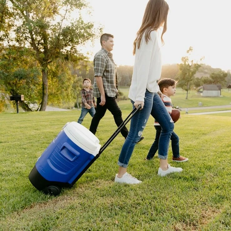 Igloo 5 Gallon Water Cooler Sport Rolling Tank Camping Sports Drink Container