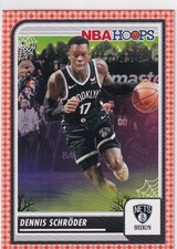 2023-24 NBA HOOPS ORANGE BORDER DENNIS SCHRODER NETS HAWKS LAKERS HAUNTED - 255