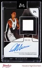 2023-24 Topps Mercury Victor Wembanyama RC Rookie GAME USED JERSEY AUTO /99