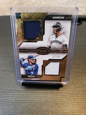 2025 Topps Tier One Bobby Witt Jr Julio Rodriguez Dual Relic 2/99