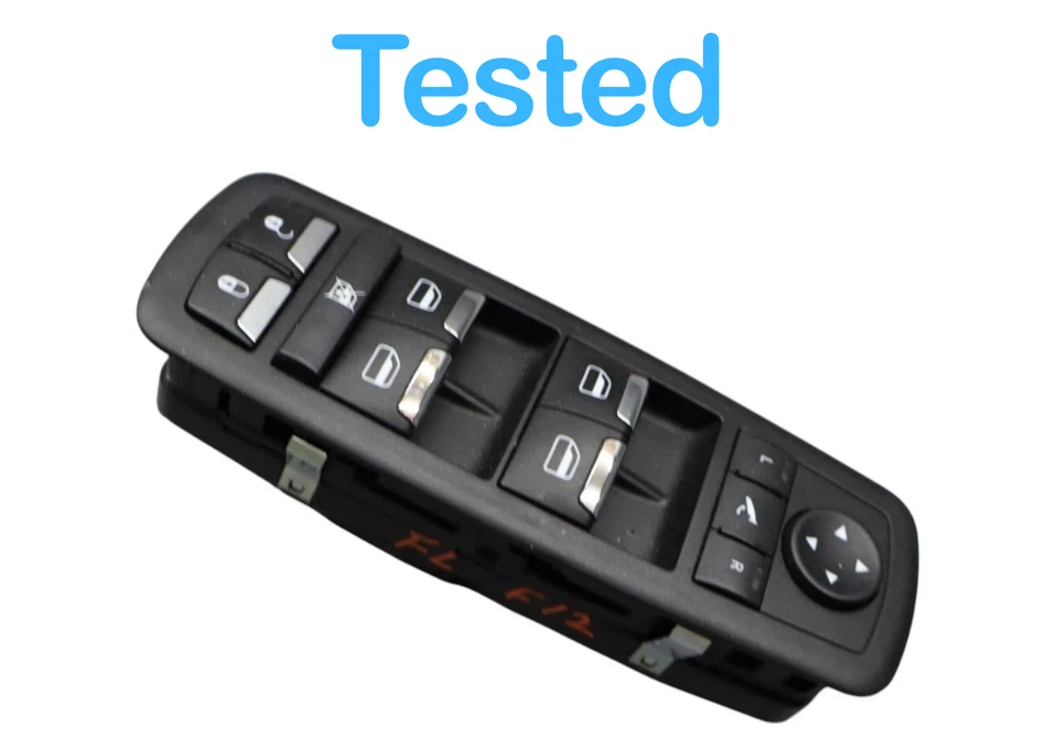 Главный выключатель переднего левого окна 14-17 Maserati Ghibli 670019819 оригинальный - Изображение 3 из 4