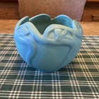 Vintage Van Briggle Signed Small Floral Blue  Vase Arts & Crafts Mission Style