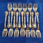 Chantilly By Gorham Sterling Silver Salad Forks 6 1/2" 484 grams Lot/13 No Mono
