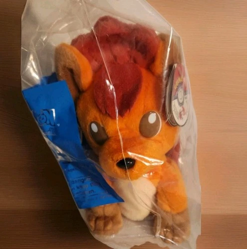 *Sealed New Pokemon Vulpix Stuffed Plush Toy #37 Applause Vintage w/KFC Ear Tag