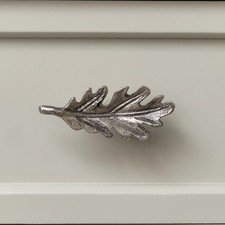 Antique Silver Oak Leaf Drawer Knob Home Accessories