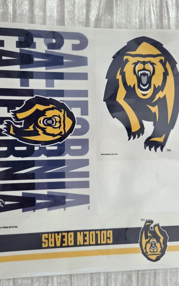 Calcomanía Ultra California Golden Bears - 11"" X 17"" Foto 2 de 4