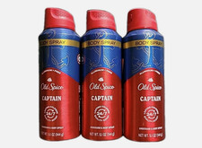 Pack of 3 Old Spice Captain Body Spray  Alumi...