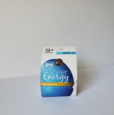 L'eggs Sheer Energy Control Top Light Support Leg Pantyhose Size Queen  Suntan