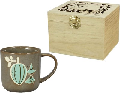 Yamaka Shoten MOOMIN Mug Approx. 350ml Wooden Box Snufkin Japan