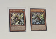 2x Yu-Gi-Oh! Avance, Swordsman Of The Nekroz #BLMM-EN024 1st Ed Secret Rare (NM)