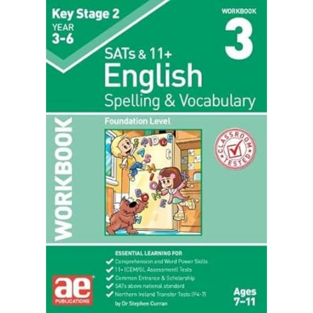 KS2 Spelling & Vocabulary Workbook 3: Foundation Level by Warren J Vokes, Dr... - Image 4