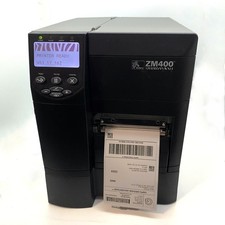 Zebra ZM400 Industrial Thermal Label Printer  Ethernet  USB  FULLY TESTED