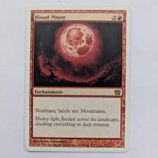 Blood Moon, Core Set Ninth Edition (9ED) #176, LP MTG