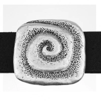 Gürtelschnalle Spirale Antik Silber Buckle Gürtel-Schnalle Wechselschließe - Bild 1 von 4
