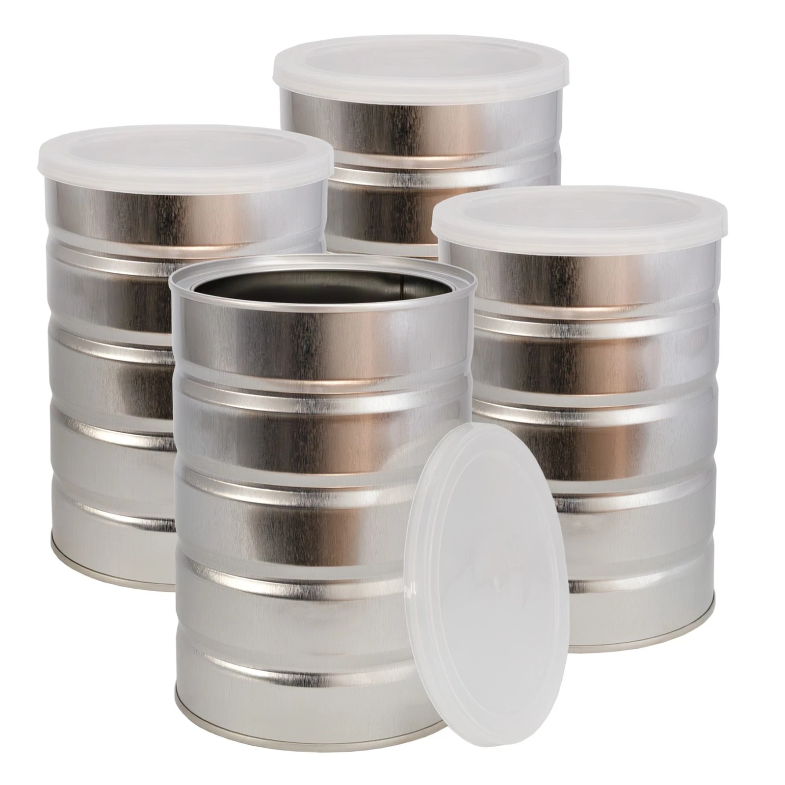 Empty Coffee Cans 4pk, Metal Cans for Kitchen Storage, Baking, Coffee Packaging
Opens in a new windo
