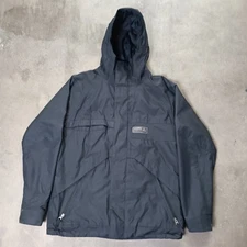 Burton DryRide Jacket Mens Small Black Snowboard Ski Winter Hooded Pockets Zip