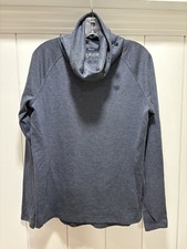 Ariat Tek Cowl Neck Sweatshirt Gray Women's size Large