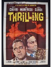 manifesto THRILLING alberto sordi nino manfredi walter chiari A430