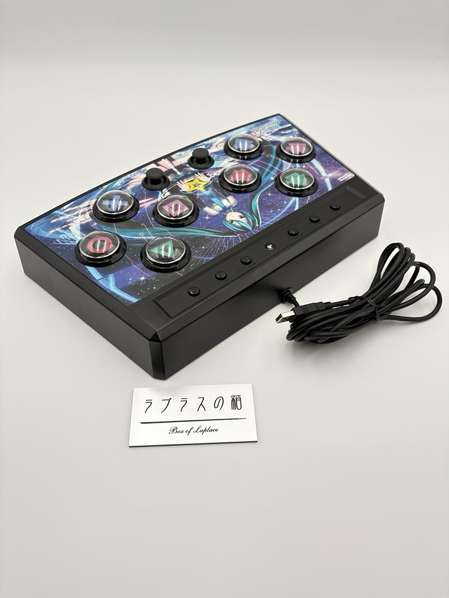 PS3 Hatsune Miku Project DIVA-F Mini Arcade Controller Black PS3 Hatsune Miku Project DIVA-F Mini Arcade Controller Black