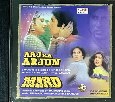 AAJ KA ARJUN / MARD CD Music: Bappi Lahiri / Anu Malik BOLLYWOOD HINDI
