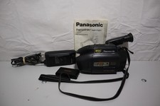 Panasonic PV-L679D Palmcorder for parts or repair tested Turns on w/manual