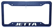 Jetta Metal Carbon Fiber Look License Plate Frame