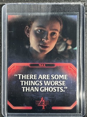There Are Some Things Worse Than Ghosts - 2023 Zerocool Stranger Things - Quotes